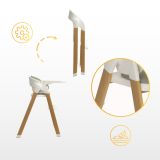 Silla alta de bebé multifuncional TRIPLO- Trona, hamaca y silla - 3 en 1 - imagen 14