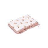 Protector de Cuna Reversible de Muselina – Ballerinas Rosa – 3 Paneles con Sujeción Segura - imagen 5