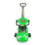 Correpasillos 2 en 1 Race Car con Sonidos para Niños de 12 a 36 Meses – Con Asa, Barrera y Espacio de Almacenaje-Verde - imagen 6