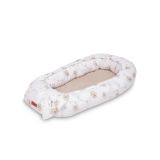 Nido para Bebé de Muselina Beige Dandelions 80x45 cm con Almohada – Seguro y Reversible