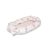 Nido para Bebé de Muselina Rosa Ballerinas 80x45 cm con Almohada – Seguro y Reversible