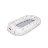 Nido para Bebé de Muselina Verde Branch 80x45 cm con Almohada – Seguro y Reversible
