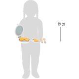 dimensiones Gofrera cocina infantil - Juguete de madera