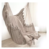 Hamaca - Silla Colgante - Hamaca Brasileña Beige + 2 cojines - imagen 19