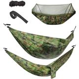 Hamaca con mosquitera Ultraligera 260 x 140 cm Santiago Army - imagen 2