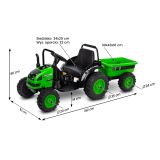 Tractor eléctrico para Niños Héctor en color Verde