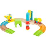 Helicóptero y tren de madera Junior