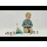 Lilliputiens - Wigwam and Indians