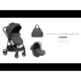 KikkaBoo | Baby stroller GIANNI 3 in 1 transformable seat