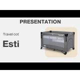Caretero Esti - travel cot with foldable side