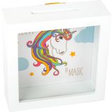 Hucha en marco Unicornio