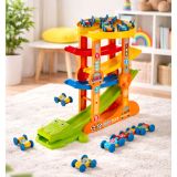 Pista de coches Crocodile con lanzador de 5 niveles