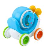 Caracol Interactivo de Tambor Musical Educativo Azul