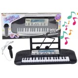 Piano Eléctrico Infantil con Micrófono y Soporte