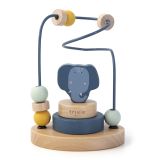 Laberinto de cuentas de madera Mrs. Elephant Trixie - Juguete educativo