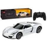 Coche Deportivo RC 1:24 Control Remoto Porsche 918 Spyder Plata