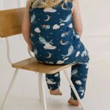 Saco de dormir con piernas 3-4 años 2,5 TOG Ballenas – Azul marino