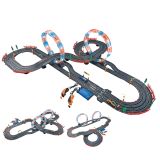 Pista de coche multicolor de Lean toys