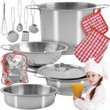 Set de Cocina Infantil de Metal Iso trade - 13 Elementos