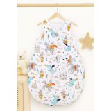 Cotton Sleeping Bag For Children, Size M, 3-12 Months, Tog 2.5, All-season - Knights And Dragons