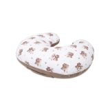 Almohada de lactancia Sensillo Velvet Crochet Friends con mango ergonomico.