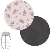 Saco Silla Paseo Fresh Rosa de Cambrass, fabricado en 100% poliéster suave y resistente.
