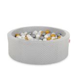 Piscina de Pelotas My Sweet Baby con 300 Bolas de Color - Gris