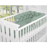 Knot Bumper Pastel Green - Protector de Cuna My Sweet Baby - imagen 2