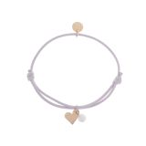 Llamador de Ángeles Proudmama Pulsera Mea Corazón Rosa y Morado