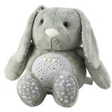 Conejo de Peluche Proyector y Sonidos en Gris