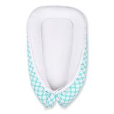 Cocoon Premium Reversible para Bebés My Sweet Baby - Turquesa con Puntos