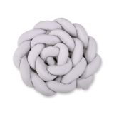 Protector de Cuna Knot Bumper XXL My Sweet Baby - Gris