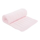 Manta de punto Rosa Claro Kikkaboo - Confort para tu bebé