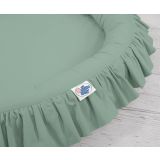Set dosel y nido con volante My Sweet Baby - Verde Pastel - imagen 3
