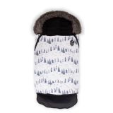 Saco universal para silla de paseo - Snow Forest Blanco, Kikkaboo - imagen 2