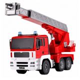 Detalles del camión de bomberos RC con luces LED y sonido