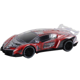 Coche Deportivo RC Control Remoto Escala 1:16 con Luces Rojas
