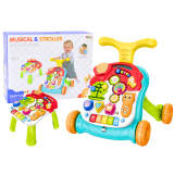 Andador y mesa de actividades 2 en 1 de Lean toys con luces y sonidos