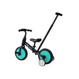 Triciclo 3 en 1 Negro-Verde