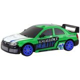 Coche Deportivo Teledirigido R/C 1:24 Verde con Ruedas Intercambiables