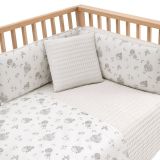 Jgo 2 Pcs.f.nordica Cuna 60 Globe Crudo 100x140x3 Cm - Cambrass - imagen 2