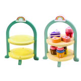 Dulces decorativos en colores vibrantes