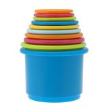 Tazas apilables hechas de material seguro y duradero