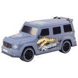 Coche de Control Remoto con Dinosaurio, Escala 1:10, Gris