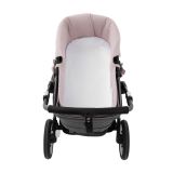 Cubrecapazo Cambrass Unic rosa, detalle cremallera piqué y plumeti orgánico