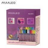 Marcadores Acrílicos Maaleo - Set de 24 Colores - imagen 2