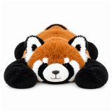 Peluche panda rojo de material sintético suave y acogedor.