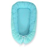 Baby Nest Double-sided Premium Cocoon For Infants Bobono- Mint Rosette