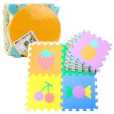 Alfombra Puzzle Educativa de Espuma EVA Frutas y Dulces