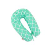 Funda de Almohada de Algodón para Embarazo My Sweet Baby - Marocco Mint